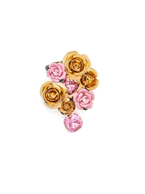Spilla Rosaline Rosa DE LIGUORO | 64P204 EUNICA